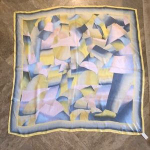 Silk scarf by Elaine Gold.